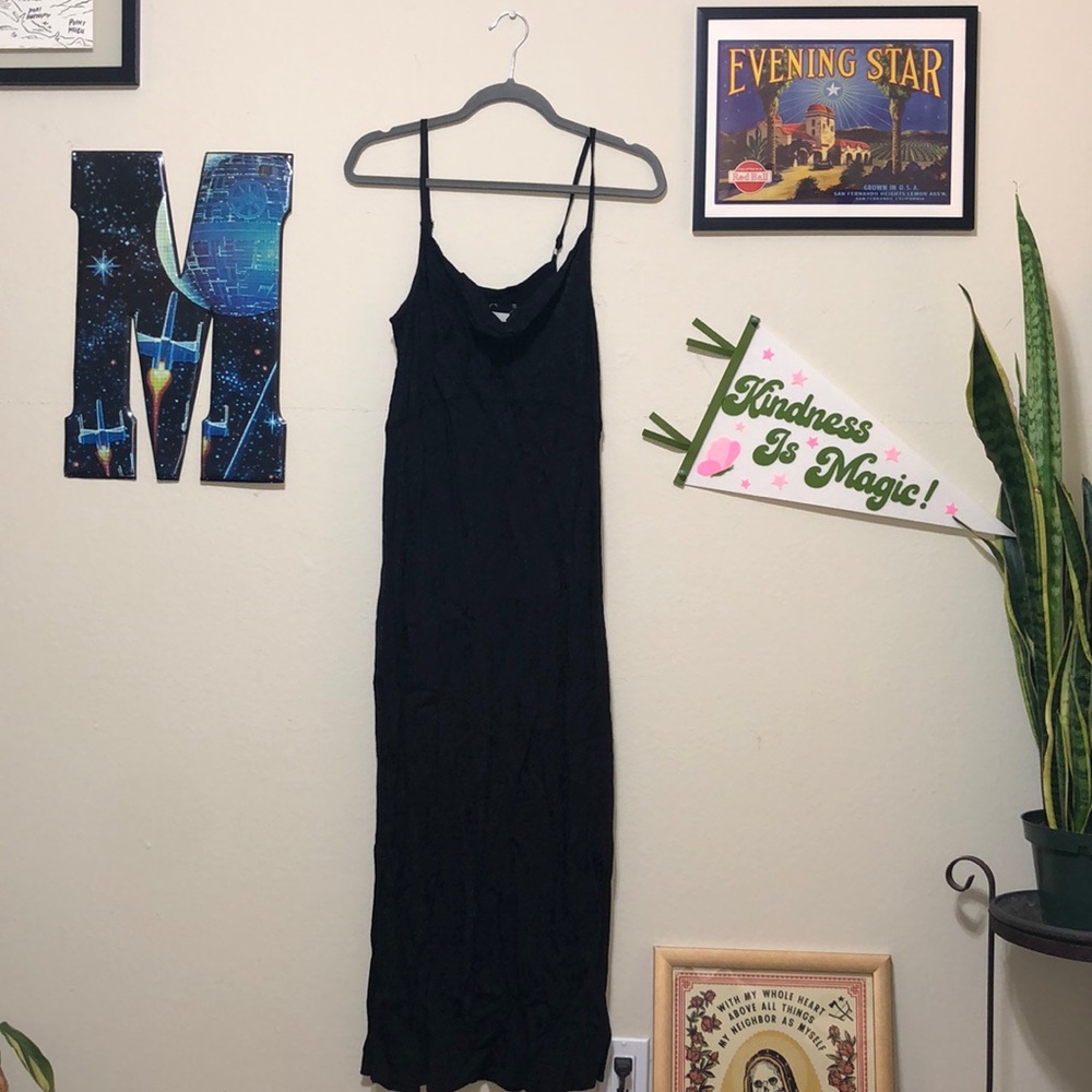 Anthropologie Amelie Jacquard Slip Dress